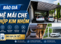 Báo giá hệ mái che hợp kim nhôm